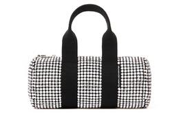 Alexander Wang Дорожная сумка Cruiser из нейлоновой ткани, цилиндрическая, мини, женская, белая 20321k13m100