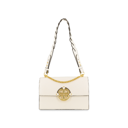 Tory Burch Сумка через плечо Miller Leather, женская, белого цвета, небольшого размера 82505-104