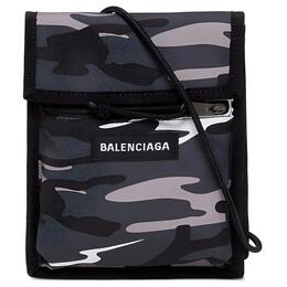 Balenciaga Мужская тканевая сумка через плечо коричневого цвета 5322982bkm51100