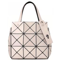Issey Miyake Женская сумка CARAT из поливинилхлоридной смолы цвета слоновой кости bb43-ag610-50