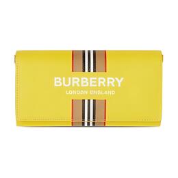 Burberry Сумка-кошелек из телячьей кожи, мужская, ярко-желтая 8036653