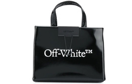 Off-White Женская мини-сумка из лакированной кожи OFF WHITE, черная owna106e20lea0011001