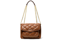 Michael Kors Сумка Regina из искусственной кожи, через плечо, большого размера, женская, карамельно-коричневого цвета 35s1gu7l8u-230
