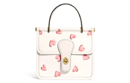 Coach Сумка Willis Fabric Crossbody, сумка Trumpets, женская, белая c3919-b4ha