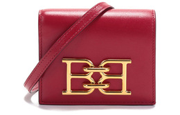 Bally Кожаная маленькая квадратная сумка через плечо, мини-сумка, женская, красная britney-w-26
