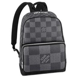 Louis Vuitton Мужской рюкзак CAMPUS с покрытием из холста, серый n50009