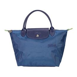 Longchamp Сумка-мешок для пельменей Le Pliage из нейлоновой ткани, женская, темно-синяя 1621919p57