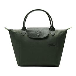 Longchamp Сумка-трансформер Le Pliage Green Eco Friendly из холщовой ткани, сумка для пельменей, женская сумка-труба, цвет "лесной зеленый" 1621919479