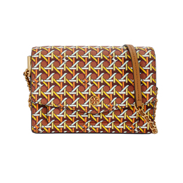 Tory Burch Женская мини-сумка через плечо Robinson из коровьей кожи, коричневого цвета 79420-800