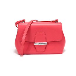 Longchamp Сумка через плечо Le Pliage из кожи, женская, цвет «арбузно-красный» 10094hsc642