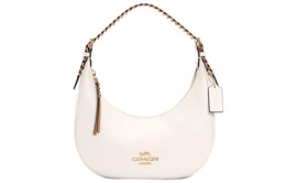 Coach Сумка-хобо Bailey Refined Pebble Leather с гладкой кожей, сумка через плечо, женская сумка-туба, белая c4108-imsut