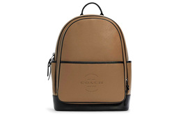 Coach Кожаный рюкзак Thompson, средний, унисекс, хаки-коричневый c5388-qbsz8