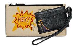 Сумка-клатч Jean Michel Basquiat X Pouch Coach c5602-qbt1f