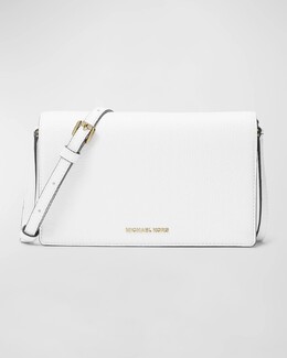 Сумка через плечо Jet Set среднего размера с клапаном Michael Kors, цвет Optic White prod268810506 | optic white