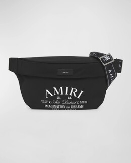 Мужская поясная сумка из твила Arts District Amiri, черный prod272720144 | black