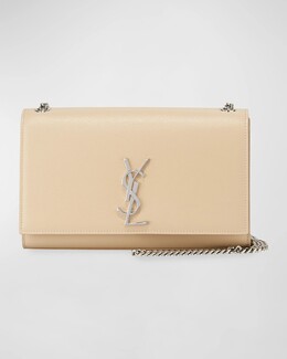 Сумка через плечо Kate Medium YSL из зерненой кожи Saint Laurent, цвет Black prod200450499 | black