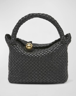 Мини-сумка Тоска Bottega Veneta, цвет Black-Brass prod267140126 | black-brass