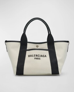 Маленькая большая сумка Biarritz Balenciaga, цвет Natural/Black prod274600711 | natural/black