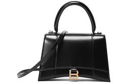 Balenciaga Сумка-песочные часы из гладкой коровьей кожи, сумка через плечо, сумка-мессенджер унисекс, черная 6196681qj4m1000