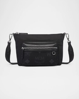 Маленькая нейлоновая сумка через плечо Aren MCM, черный prod276920118 | black