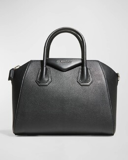 Маленькая сумка-портфель Antigona Sugar из козьей кожи Givenchy prod200810067 | black