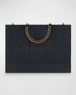 Сумка-тоут среднего размера G с цепочкой Givenchy prod254040430 | black