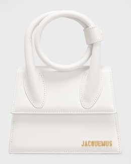 Сумка-сэтчел Le Chiquito Noeud Jacquemus prod259100013 | white