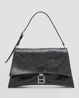 Сумка-слинг Crush среднего размера Balenciaga, цвет 1000 Black prod265140423 | 1000 black