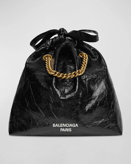 Маленькая сумка-тоут Crush Balenciaga, цвет 1000 Black prod263800241 | 1000 black