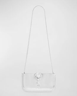 Сумка через плечо из искусственной кожи цвета металлик с цепочкой Phone Rebecca Minkoff, цвет Silver prod267060144 | silver