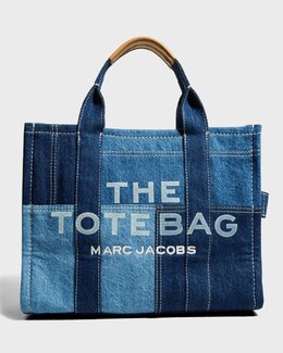 Джинсовая большая сумка среднего размера Marc Jacobs, цвет Blue Denim prod245040274 | blue denim