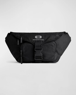 Мужская большая поясная сумка Unity из нейлона Balenciaga, цвет 1000 Black prod272820585 | 1000 black