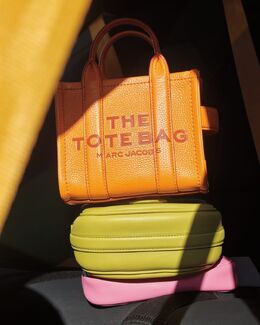 Маленькая кожаная большая сумка Marc Jacobs, цвет Camel prod249700077 | camel