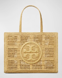 Большая сумка-тоут Ella, связанная крючком Tory Burch, цвет Natural prod270730288 | natural
