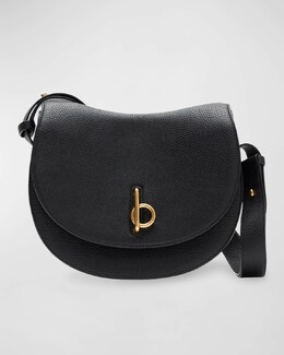 Кожаная сумка через плечо с седлом Rocking Horse Burberry, цвет Black prod268620341 | black