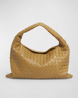Маленькая сумка-хобо Hop Bottega Veneta, цвет Dark Praline prod272400095 | dark praline