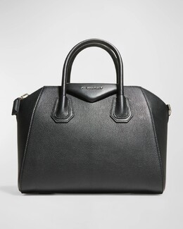 Маленькая сумка Antigona с ручкой сверху из зерненой кожи Givenchy, цвет Black prod200810067 | black