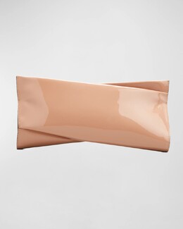 Клатч Loubitwist из лакированной кожи Christian Louboutin, цвет Nude prod272640109 | nude