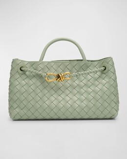 Маленькая сумка East-West Andiamo Bottega Veneta, цвет New Sauge prod271140049 | new sauge