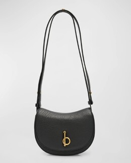 Кожаная сумка через плечо Rocking Horse Saddle Burberry, цвет Black prod268620256 | black