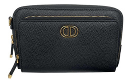 Christian Dior Сумка для фотоаппарата Caro из коровьей кожи, сумка через плечо, сумка-трубы унисекс, черная s7431ubae-900u
