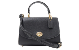 Coach Сумка через плечо Tilly Leather, женская, черная, мини 3077-imblk