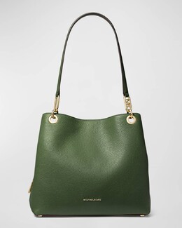 Большая кожаная большая сумка Kensington Michael Kors prod264510094 | black