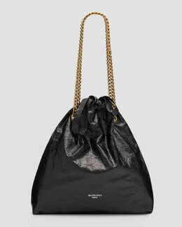 Большая большая сумка Crush среднего размера Balenciaga, цвет 1000 Black prod263801074 | 1000 black