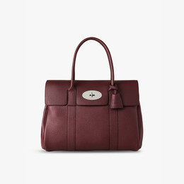 Кожаная сумка-тоут Bayswater Mulberry, черный r04380715 | black cherry