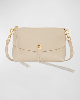 Кожаная сумка через плечо Darren на молнии Rebecca Minkoff, цвет Stone prod270590011 | stone