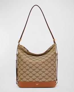 Сумка-хобо Lauretos с монограммой MCM, цвет Beige prod267780004 | beige