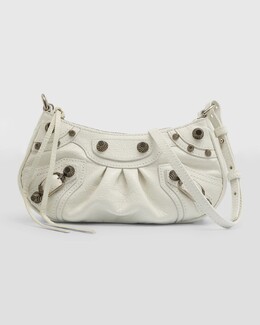 Мини-сумка Le Cagole на цепочке Balenciaga, цвет 9104 Optic White prod262330115 | 9104 optic white