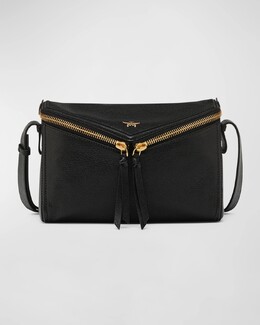 Кожаная сумка через плечо на молнии MCM, черный prod272980680 | black