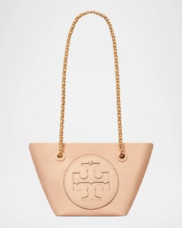 Маленькая кожаная сумка на плечо Ella с цепочкой Tory Burch, цвет Pink Sand prod275440059 | pink sand